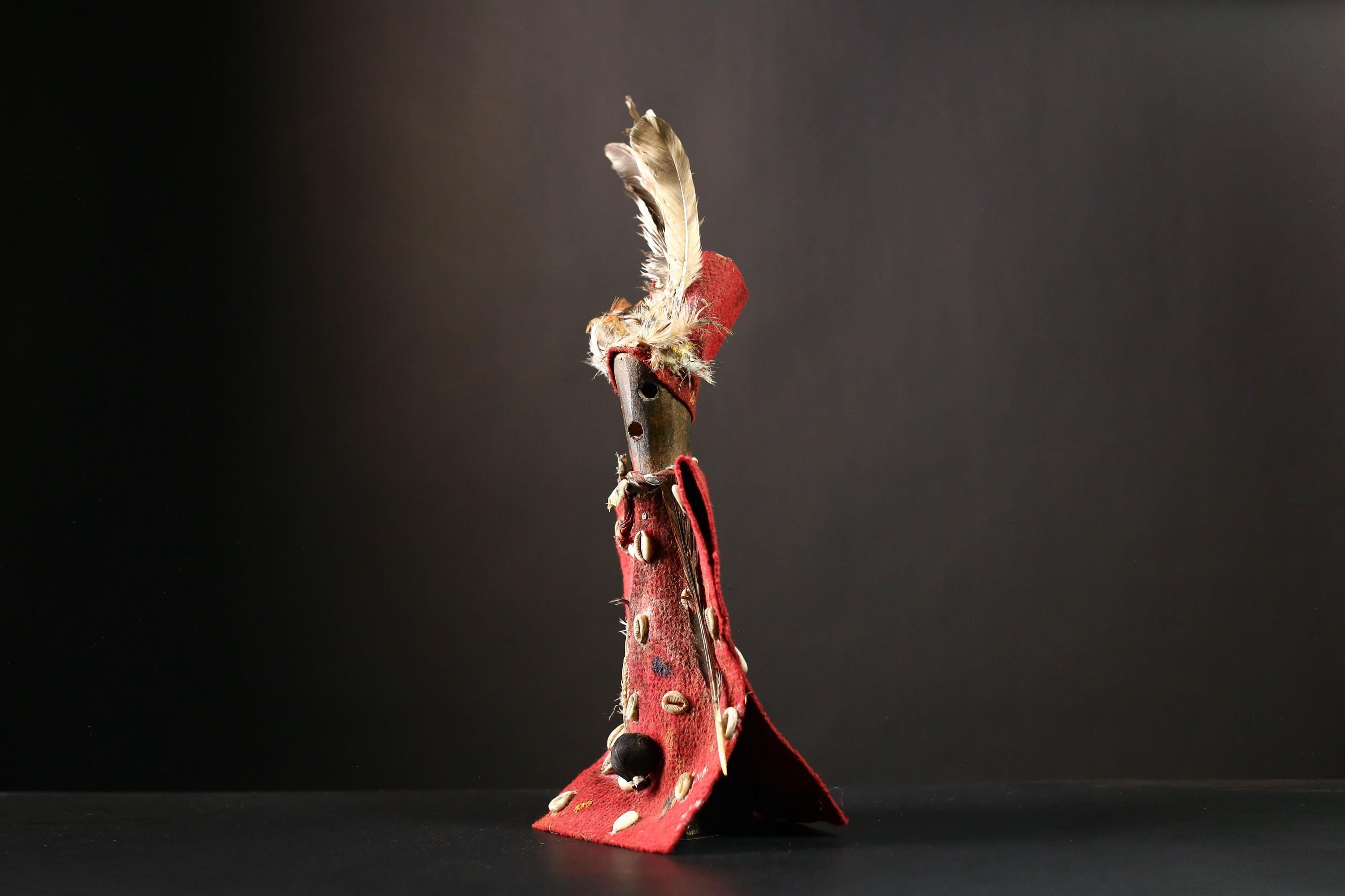 African Nkisi Nkondi Statue African Tribal Fetish Figure Kongo Collectible-G4215