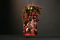 African Nkondi Statue Voodoo Tribal Collectible Shaman Art Sculpture Decor-G4214