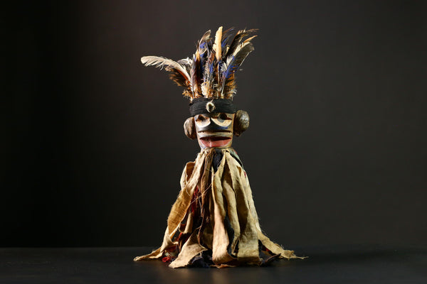 Africa Nkondi Nkisi Statue | Unique Tribal Sculpture | Vintage Voodoo Doll Art | Collectible Home Decor | African Cultural Piece-G4227