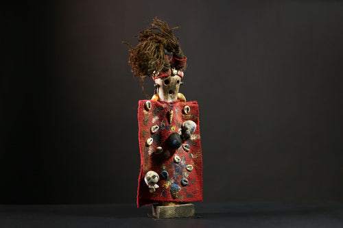 Africa Nkondi Voodoo Power Figure Tribal Statue Sculpture Art Decor-G4225