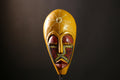 African Hand Carved and Painted African Mask from Ghana Wall Décor-3409