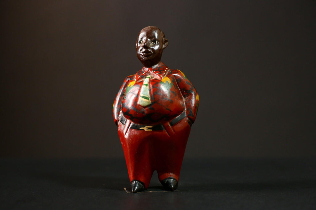 African Hand-Painted Hardwood Art, Authentic African Decor, Unique Home Collectible, Cultural Wooden Masterpiece for Display-G4267