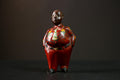 African Hand-Painted Hardwood Art, Authentic African Decor, Unique Home Collectible, Cultural Wooden Masterpiece for Display-G4267