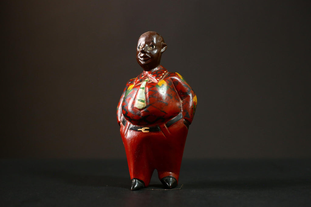 African Hand-Painted Hardwood Art, Authentic African Decor, Unique Home Collectible, Cultural Wooden Masterpiece for Display-G4267