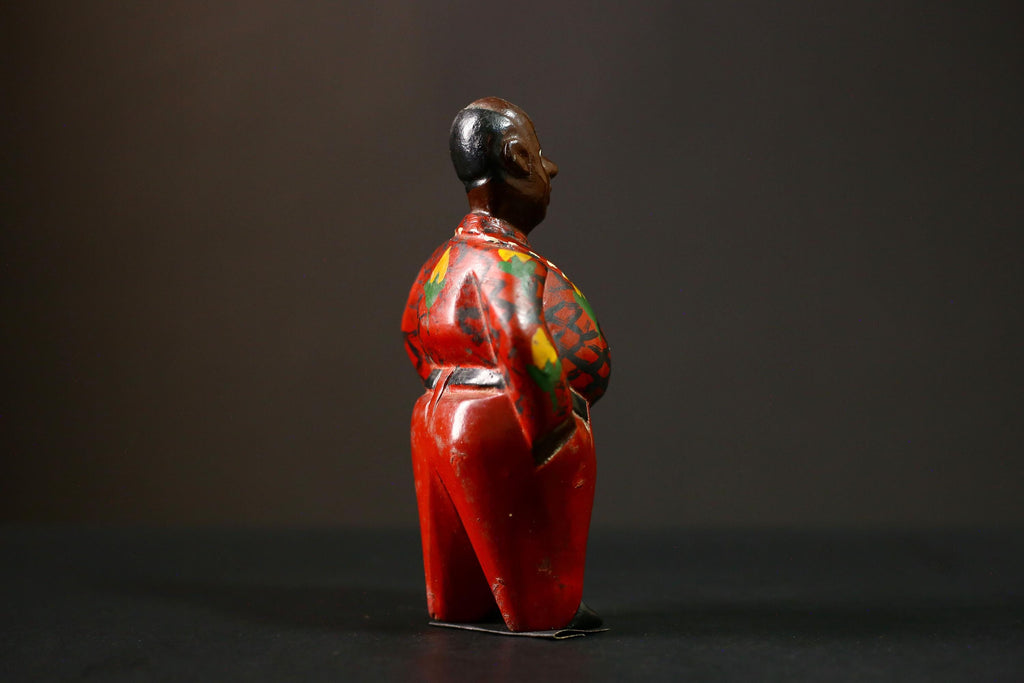 African Hand-Painted Hardwood Art, Authentic African Decor, Unique Home Collectible, Cultural Wooden Masterpiece for Display-G4267