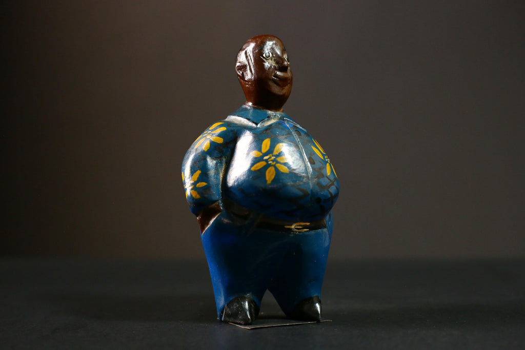 African Ken Hand-Painted Hardwood Sculpture African Art Home Decor-G4266