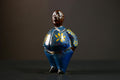African Ken Hand-Painted Hardwood Sculpture African Art Home Decor-G4266