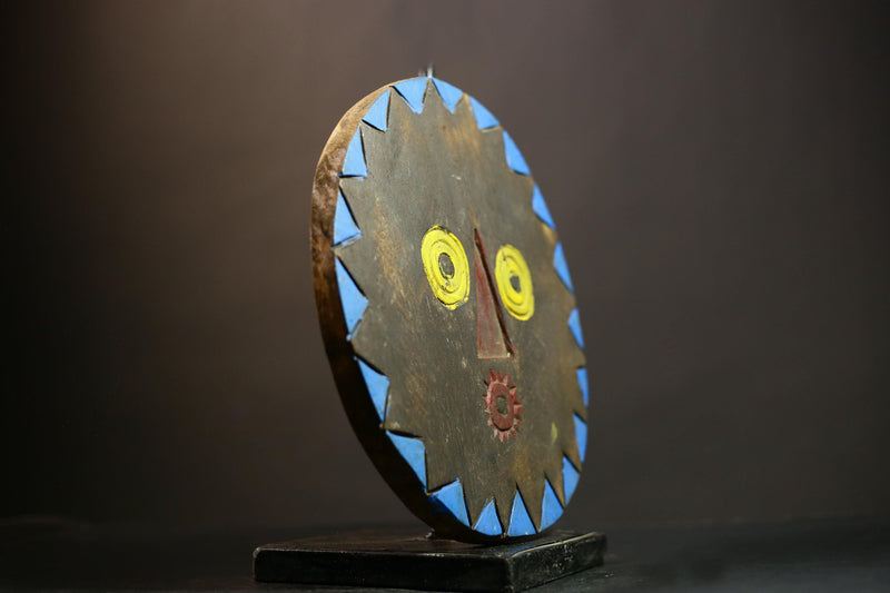 African Art Komungo Mask | Spitting Fire Mask | Unique Home Decor Accent | Handcrafted Wooden Tribal Mask | Ethnic Wall Decor-G1222