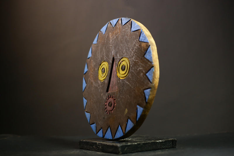African Art Komungo Mask | Spitting Fire Mask | Unique Home Decor Accent | Handcrafted Wooden Tribal Mask | Ethnic Wall Decor-G1222