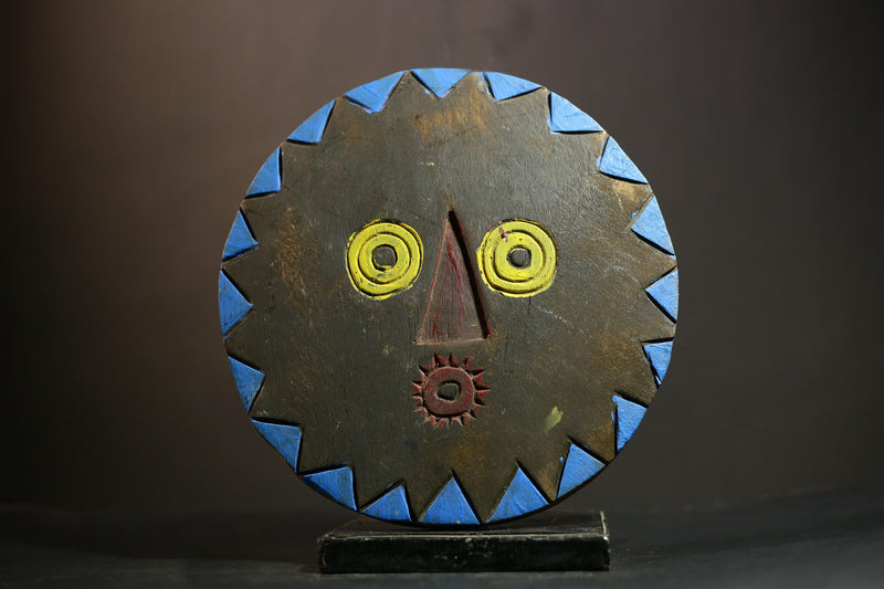 African Art Komungo Mask | Spitting Fire Mask | Unique Home Decor Accent | Handcrafted Wooden Tribal Mask | Ethnic Wall Decor-G1222