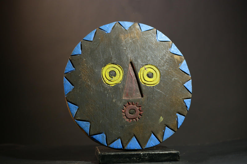 African Art Komungo Mask | Spitting Fire Mask | Unique Home Decor Accent | Handcrafted Wooden Tribal Mask | Ethnic Wall Decor-G1222
