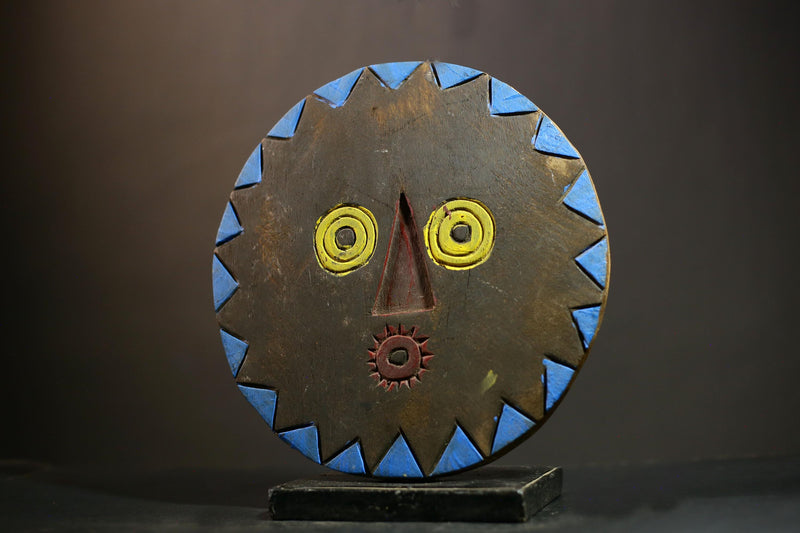 African Art Komungo Mask | Spitting Fire Mask | Unique Home Decor Accent | Handcrafted Wooden Tribal Mask | Ethnic Wall Decor-G1222