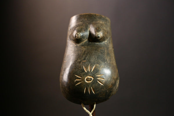 Unique Hand Carved Makonde Mask African Wooden Wall Art Decor for Home or Office-9451