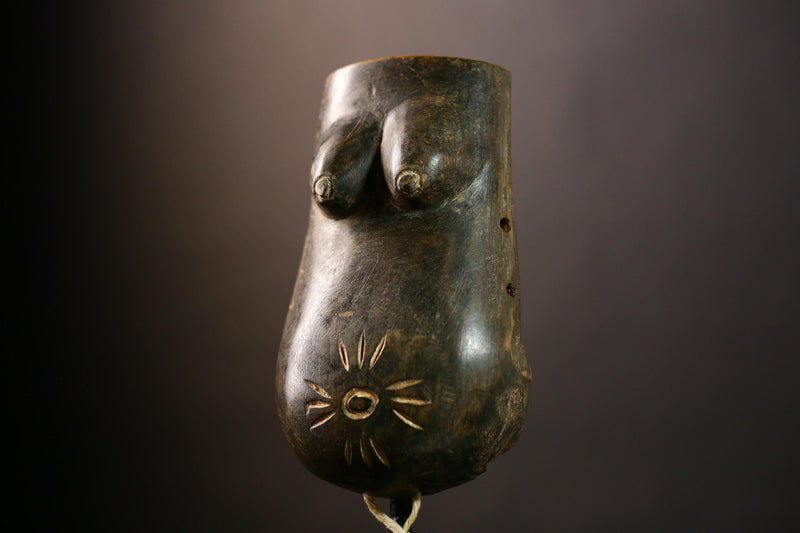 Unique Hand Carved Makonde Mask African Wooden Wall Art Decor for Home or Office-9451