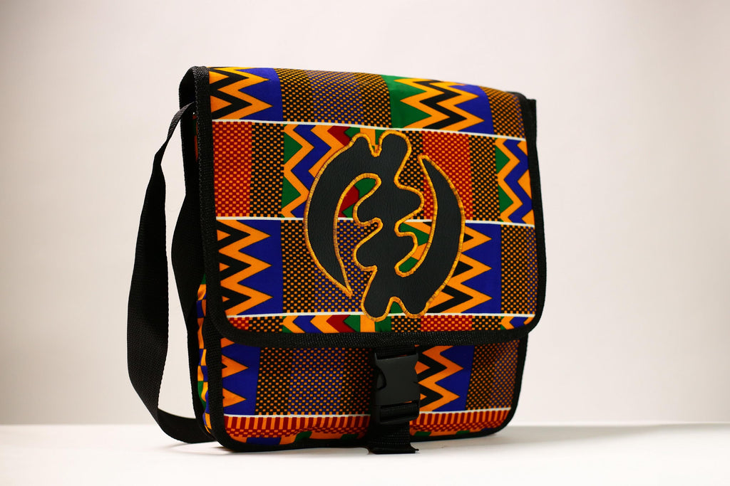 African Print Backpack | Lightweight School Bag | College Travel Daypack | Stylish Teen Bookbag-G4489