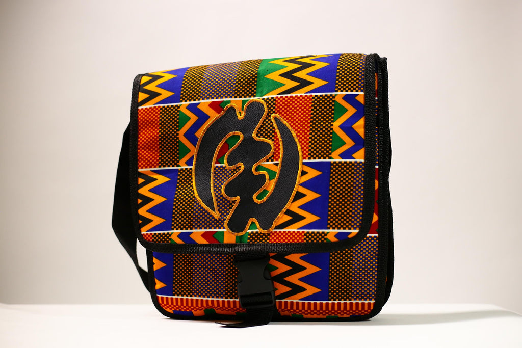 African Print Backpack | Lightweight School Bag | College Travel Daypack | Stylish Teen Bookbag-G4489