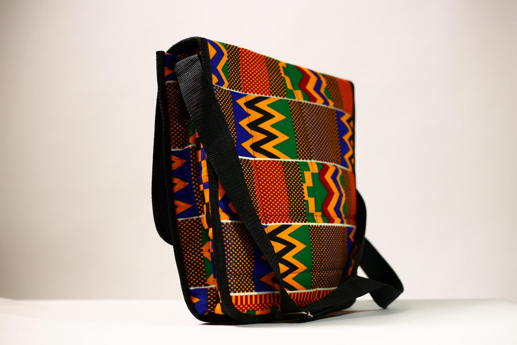 African Print Backpack | Lightweight School Bag | College Travel Daypack | Stylish Teen Bookbag-G4489