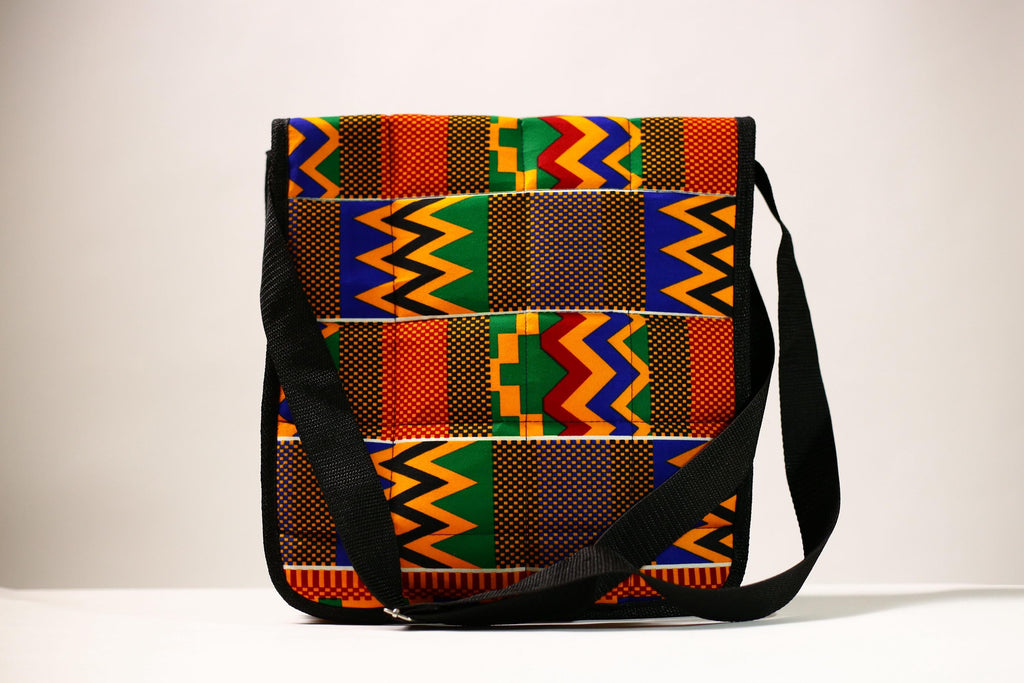 African Print Backpack | Lightweight School Bag | College Travel Daypack | Stylish Teen Bookbag-G4489