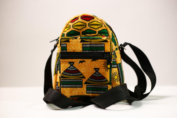 Stylish African Backpack | School Backpack | College Daypack | Travel Backpack | Lightweight Bookbag -G4488