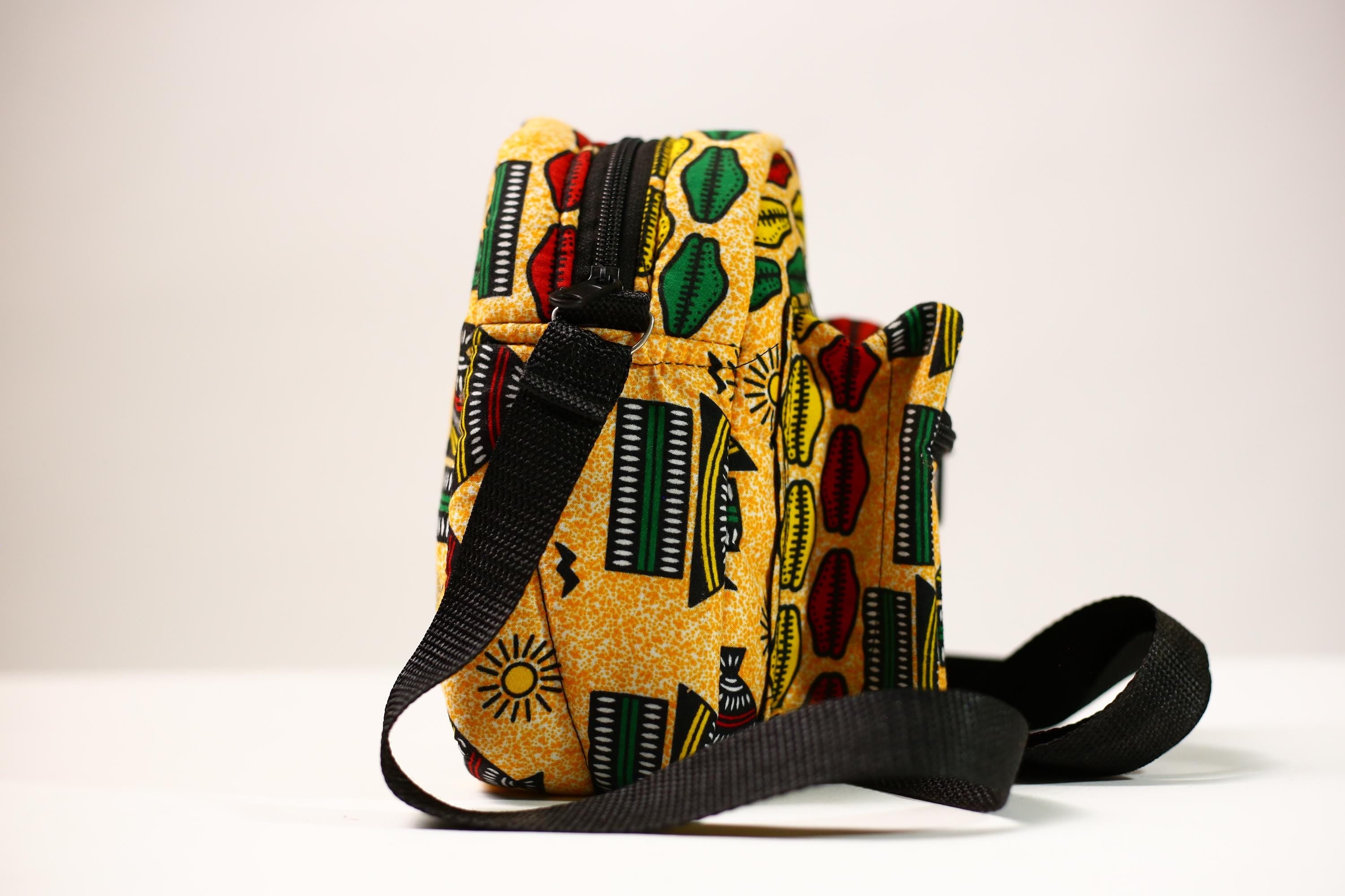 Stylish African Backpack | School Backpack | College Daypack | Travel Backpack | Lightweight Bookbag -G4488
