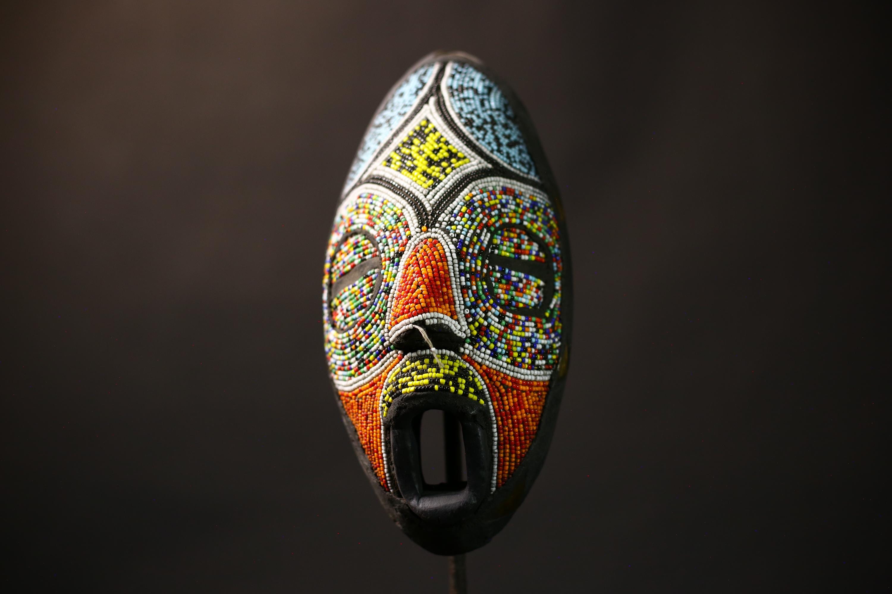 African Mask Ghana Mask Tribal Face Mask Wooden Home Decor Wall Hanging | Unique Ethnic Art | Handmade Wall Decor | Cultural Home-7974
