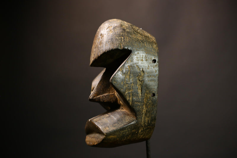 African Masks Carved Wood Tribal Mask Of The Dan Kran Handmade Art | Unique Ethnic Decor | Artisan Crafted Wall Art | Cultural Home -6368