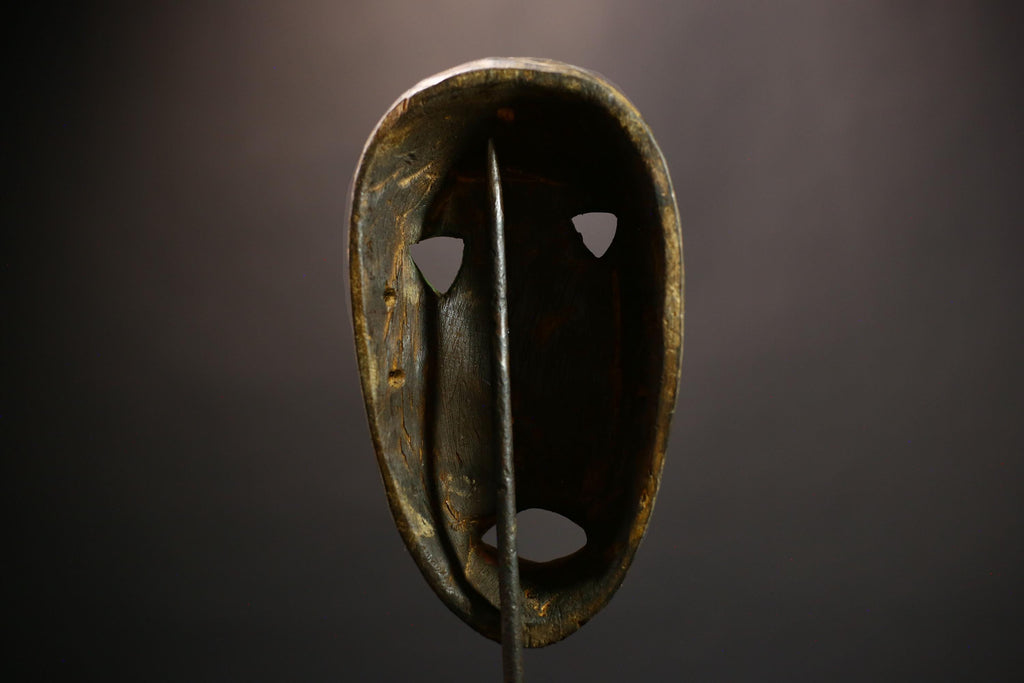 Hand Carved African Mask Wooden Dan Karan Decor | Unique Wall Art Decor | Tribal Art | Ethnic Home Decor | Handmade Gift Idea-G4505