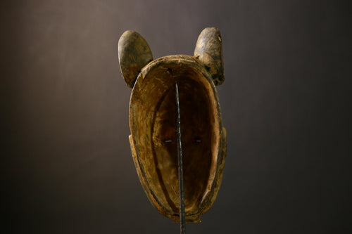 African Art Face Mask Guro Baule Antique Wall Decor Unique Vintage Piece Traditional Handcrafted Collectible Gift for Home-G1848