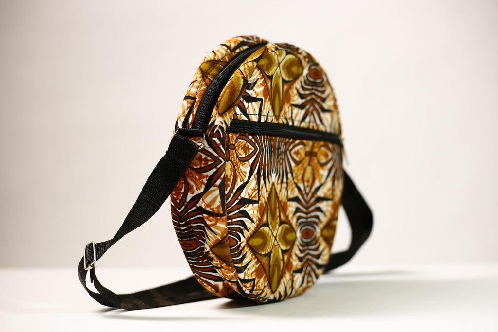 African Unique Backpack Handcrafted Travel Daypack Stylish College Bag | Ethnic Print Lightweight Bookbag for Students -G4519