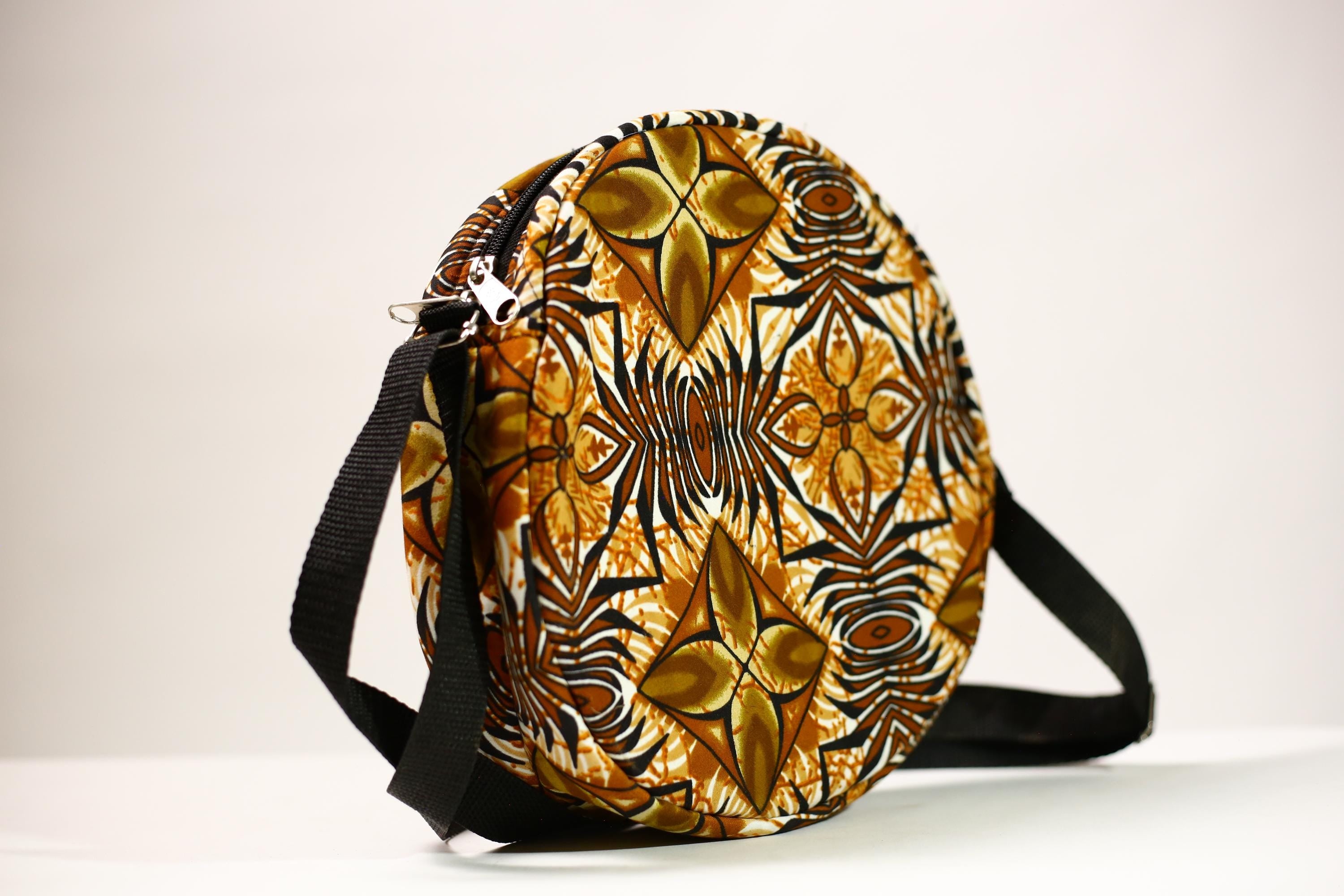 African Unique Backpack Handcrafted Travel Daypack Stylish College Bag | Ethnic Print Lightweight Bookbag for Students -G4519