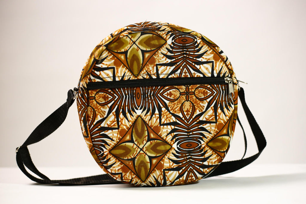 African Unique Backpack Handcrafted Travel Daypack Stylish College Bag | Ethnic Print Lightweight Bookbag for Students -G4519