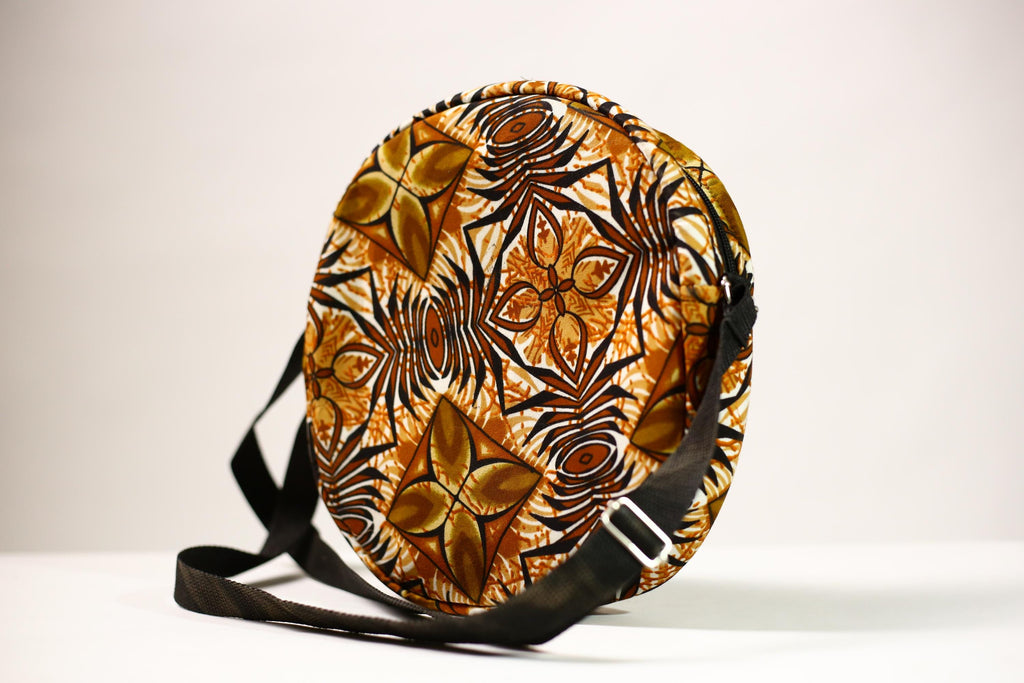 African Unique Backpack Handcrafted Travel Daypack Stylish College Bag | Ethnic Print Lightweight Bookbag for Students -G4519