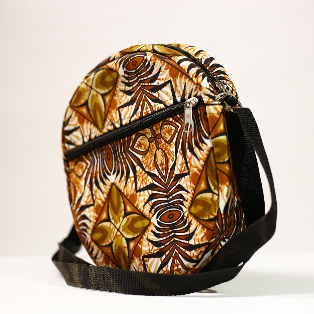 African Unique Backpack Handcrafted Travel Daypack Stylish College Bag | Ethnic Print Lightweight Bookbag for Students -G4519