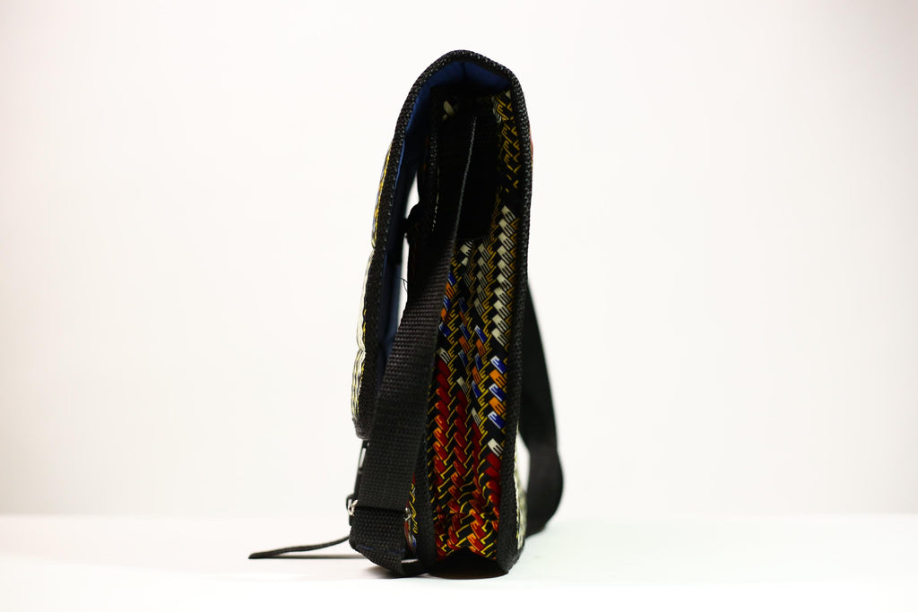 African Kanta Backpack | Unique Travel Daypack | Lightweight Bookbag | Eco-Friendly Bag | Stylish and Functional Backpack -G4535