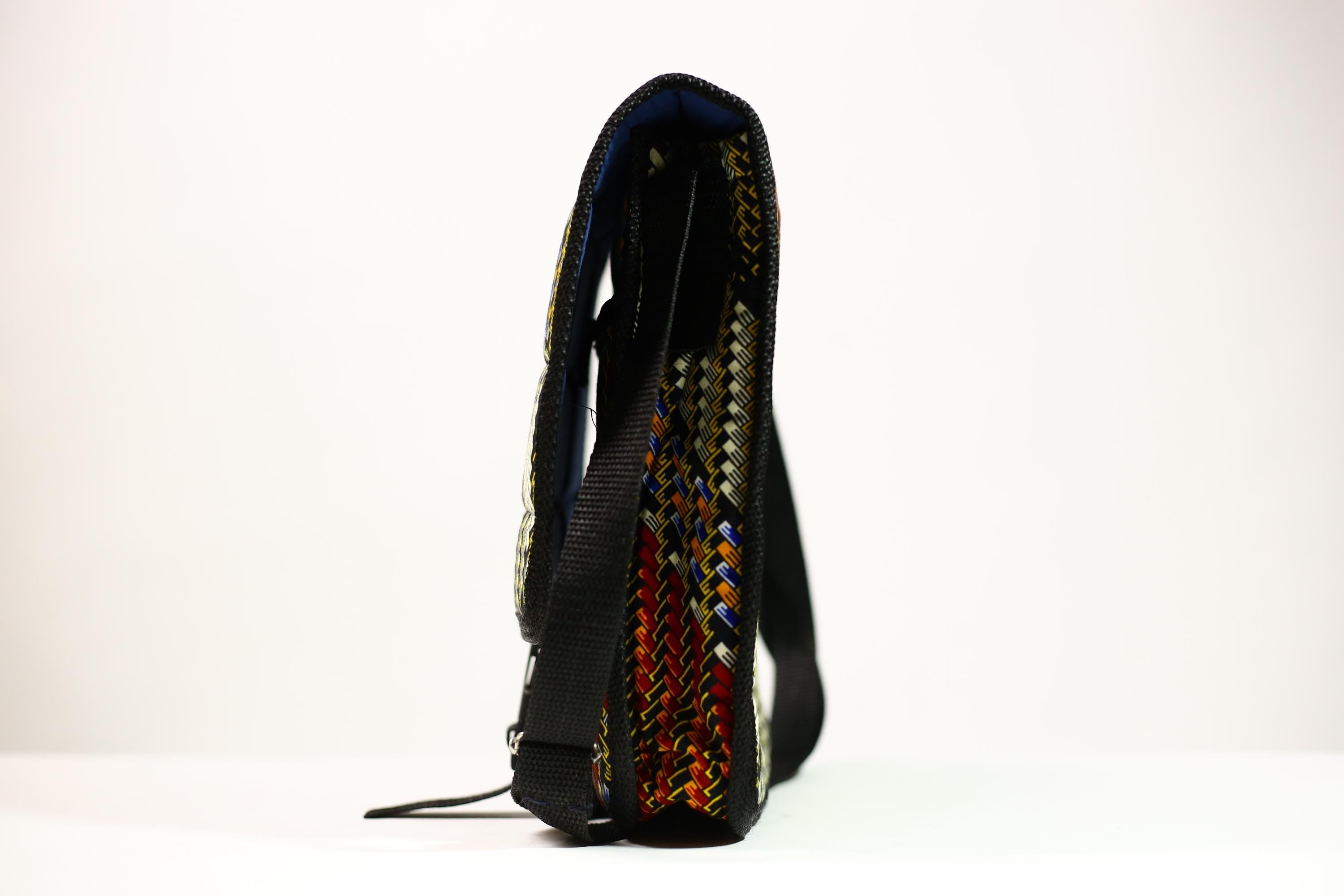 African Kanta Backpack | Unique Travel Daypack | Lightweight Bookbag | Eco-Friendly Bag | Stylish and Functional Backpack -G4535