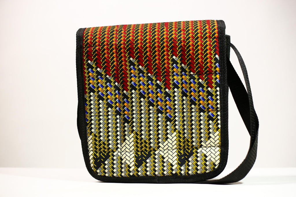 African Kanta Backpack | Unique Travel Daypack | Lightweight Bookbag | Eco-Friendly Bag | Stylish and Functional Backpack -G4535