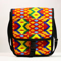African Kanta Backpack | Unique Travel Daypack | Lightweight Bookbag | Eco-Friendly Bag | Stylish and Functional Backpack -G4533