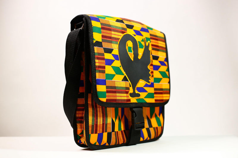 African Kanta Backpack | Unique Travel Daypack | Lightweight Bookbag | Eco-Friendly Bag | Stylish and Functional Backpack -G4531