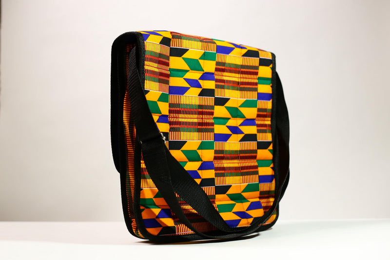 African Kanta Backpack | Unique Travel Daypack | Lightweight Bookbag | Eco-Friendly Bag | Stylish and Functional Backpack -G4531