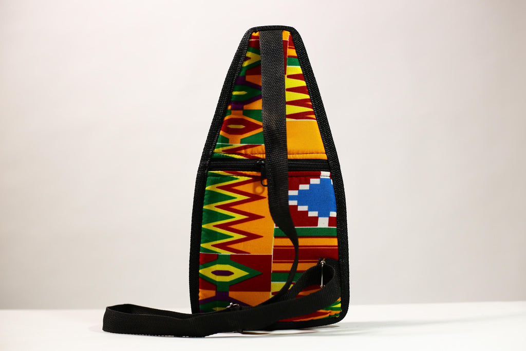 African Kanta Backpack | Unique Travel Daypack | Lightweight Bookbag | Eco-Friendly Bag | Stylish and Functional Backpack -G4530