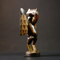 African Handcrafted Wood Bird Figurine Senufo Sculpture Unique Prosperity Decor | Ethnic Art | Home Decor | Gift Idea-G4545