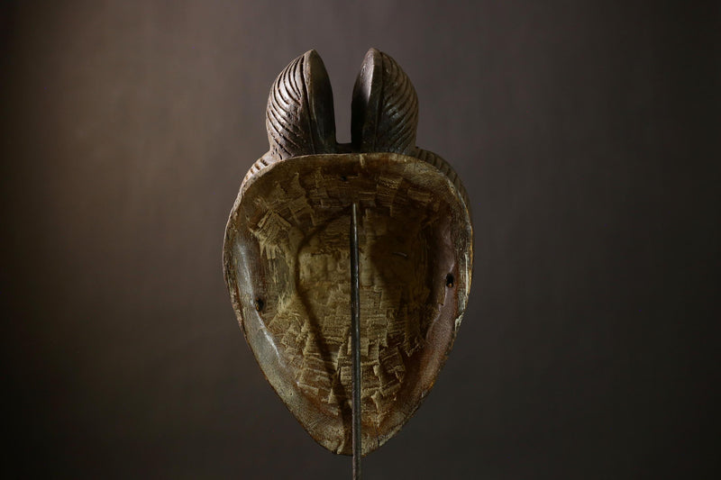 Authentic African Bayaka Tribal Mask | Decorative Art Wall Hanging | Unique Ethnic Decor | Handcrafted Cultural Piece-G4365