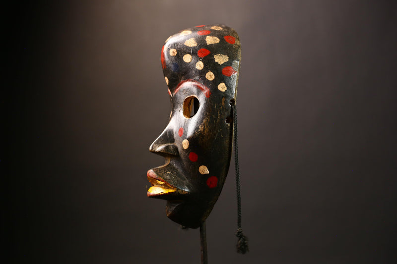 African Rare DAN Mask | Artisan Crafted Decor | Unique Wall Piece | Liberia Art | Exclusive Mask Design | Handcrafted Tribal Ornament-G4559