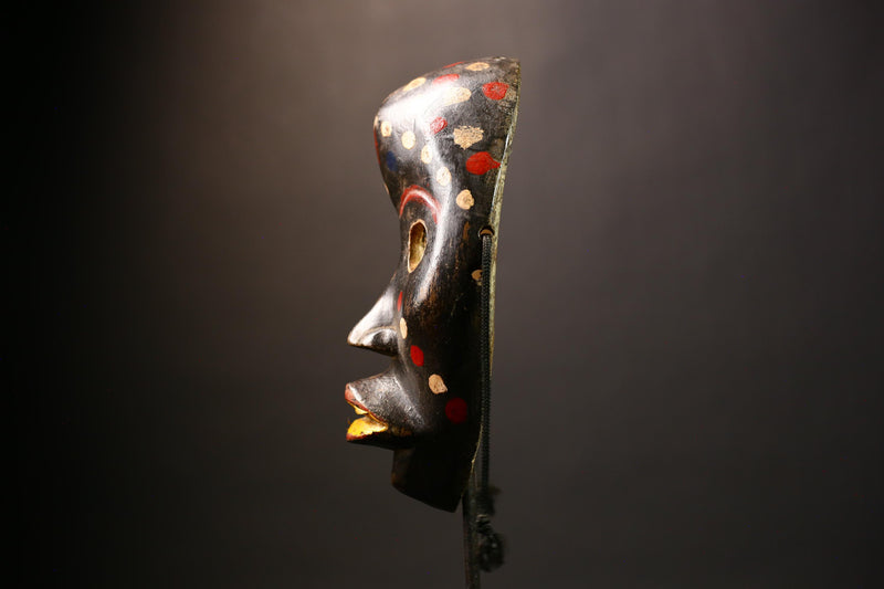 African Rare DAN Mask | Artisan Crafted Decor | Unique Wall Piece | Liberia Art | Exclusive Mask Design | Handcrafted Tribal Ornament-G4559