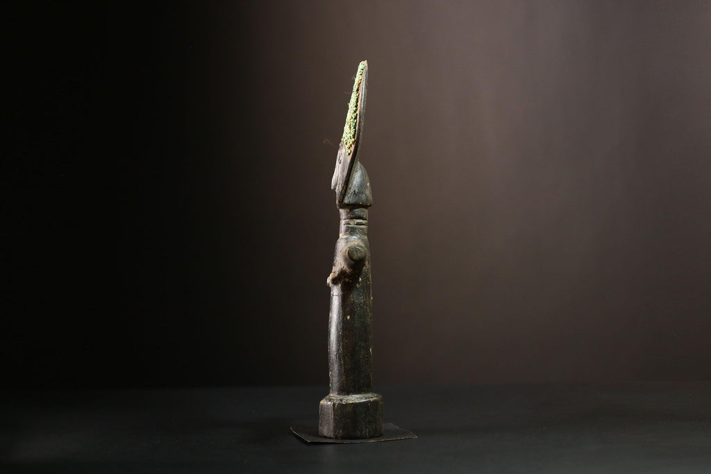 African Ashanti Akuaba Doll | Hand Carved Wood Art | Unique Fertility Gift | Ethnic Home Decor | Authentic Tribal Collectible-G1254