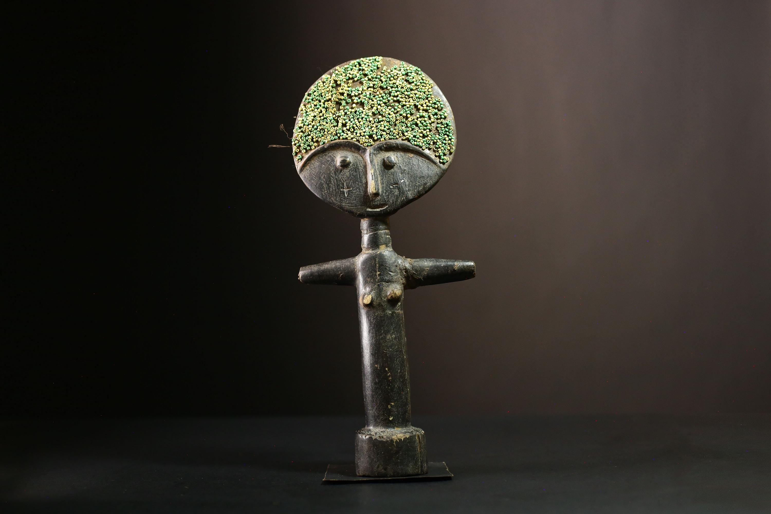 African Ashanti Akuaba Doll | Hand Carved Wood Art | Unique Fertility Gift | Ethnic Home Decor | Authentic Tribal Collectible-G1254