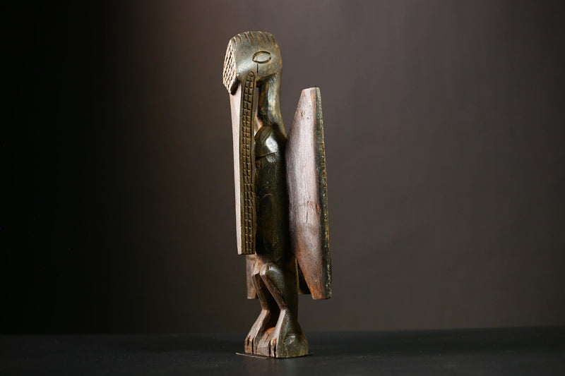 African Senufo Hand Carved Sculpture | Unique Art Piece | West Africa Decor | Cultural Home Accent | Artisan Crafted Figure-G4402