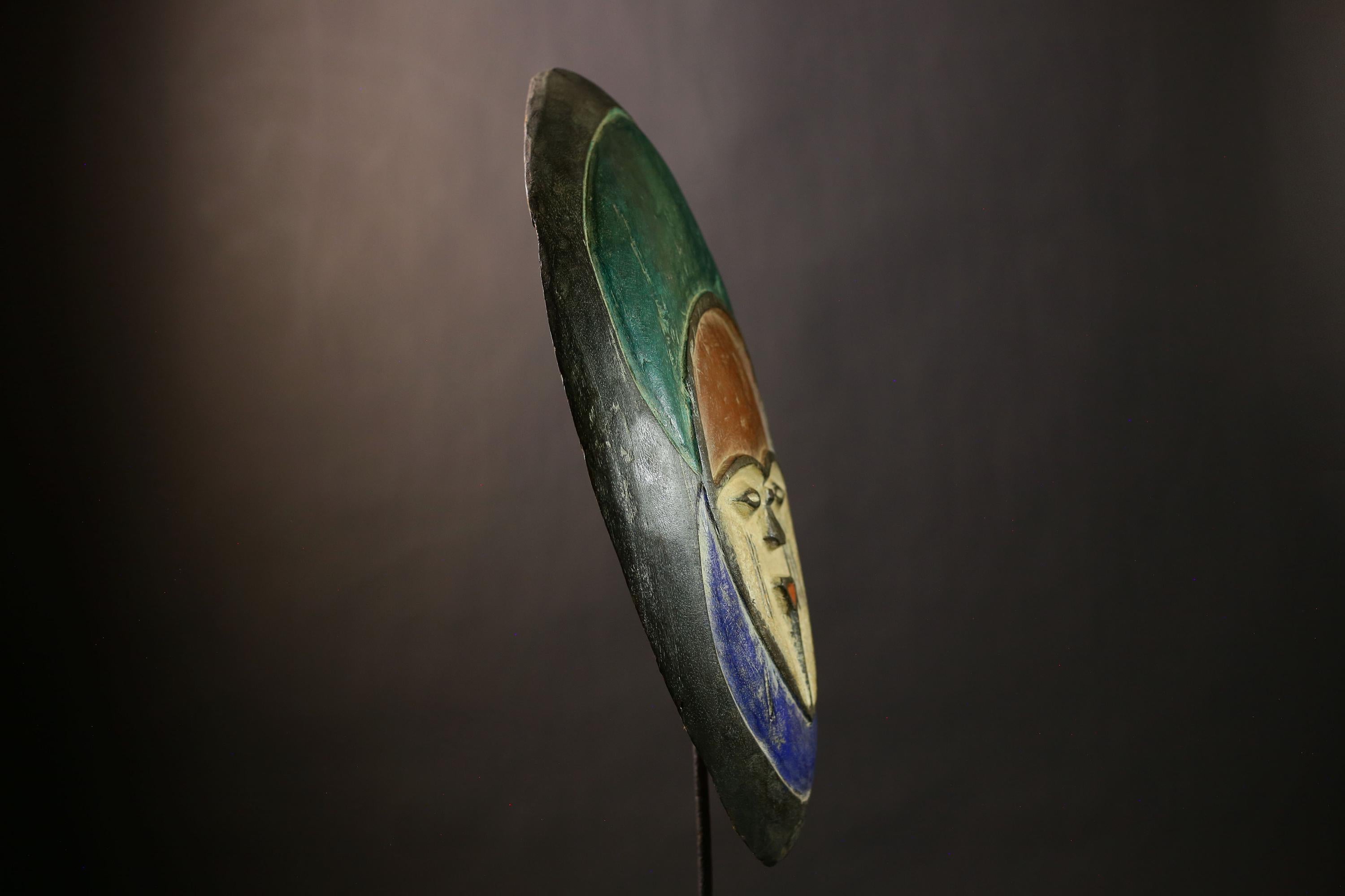 African Songye Shield Vintage | Hand Carved Antique Art | Tribal Wall Decor | Unique Cultural Piece | Ethnic Home Accent-G4401