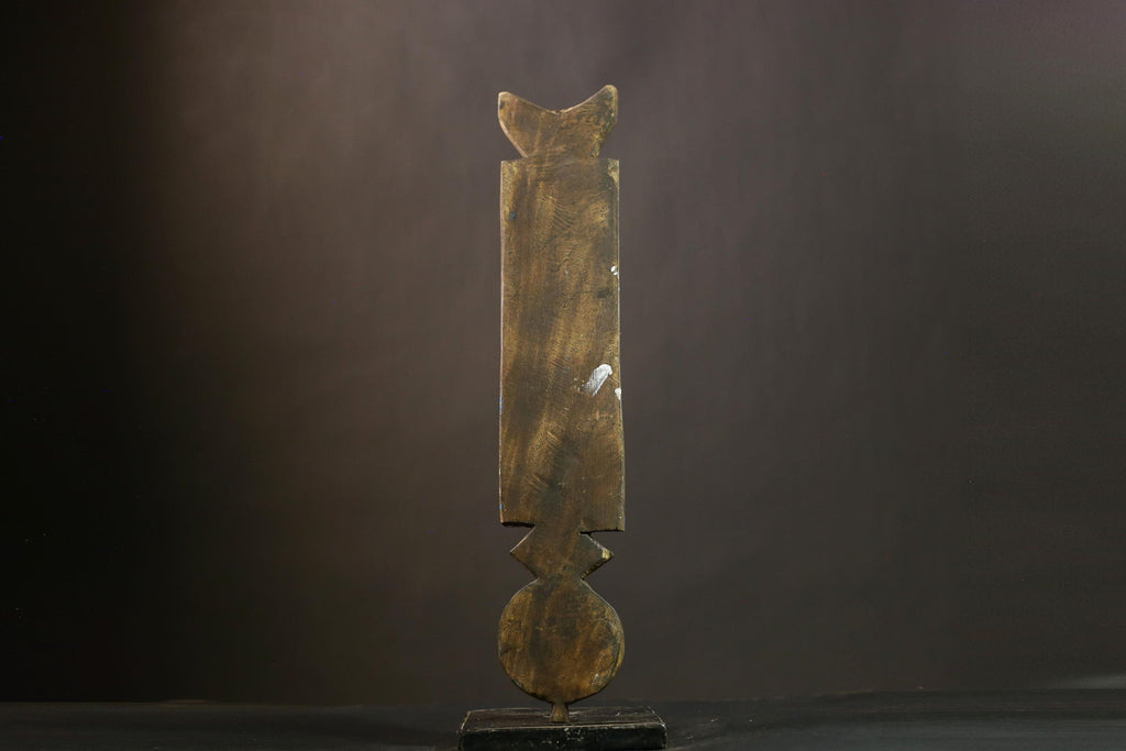 African Bwa Owl Mask | Carved Wood Tribal Art from Burkina Faso | Unique Home Decor | Artisan Mask for Collectors | Cultural Gift-G1273
