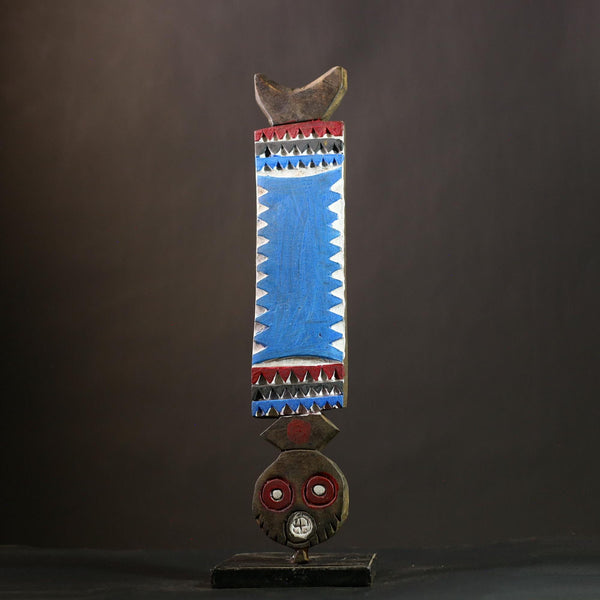 African Bwa Owl Mask | Carved Wood Tribal Art from Burkina Faso | Unique Home Decor | Artisan Mask for Collectors | Cultural Gift-G1273